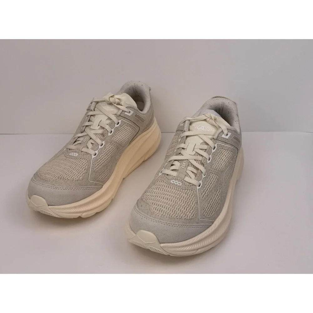 Hoka‎ One One CLIFTON ONE9 BP Men's Size 10 / Women's 11 Cream/ Brown 1162135
